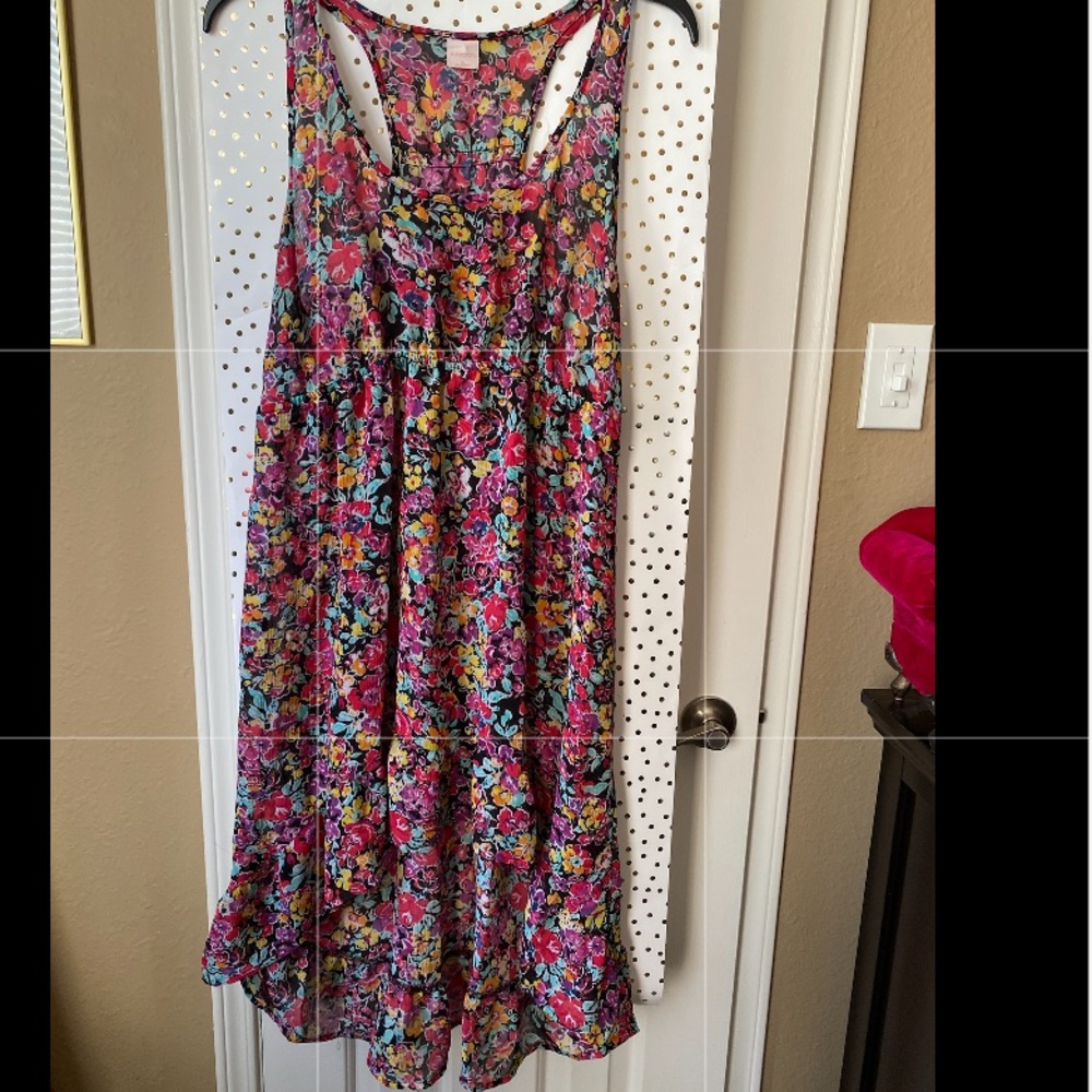 Xhilaration Floral Tunic (Size XL)